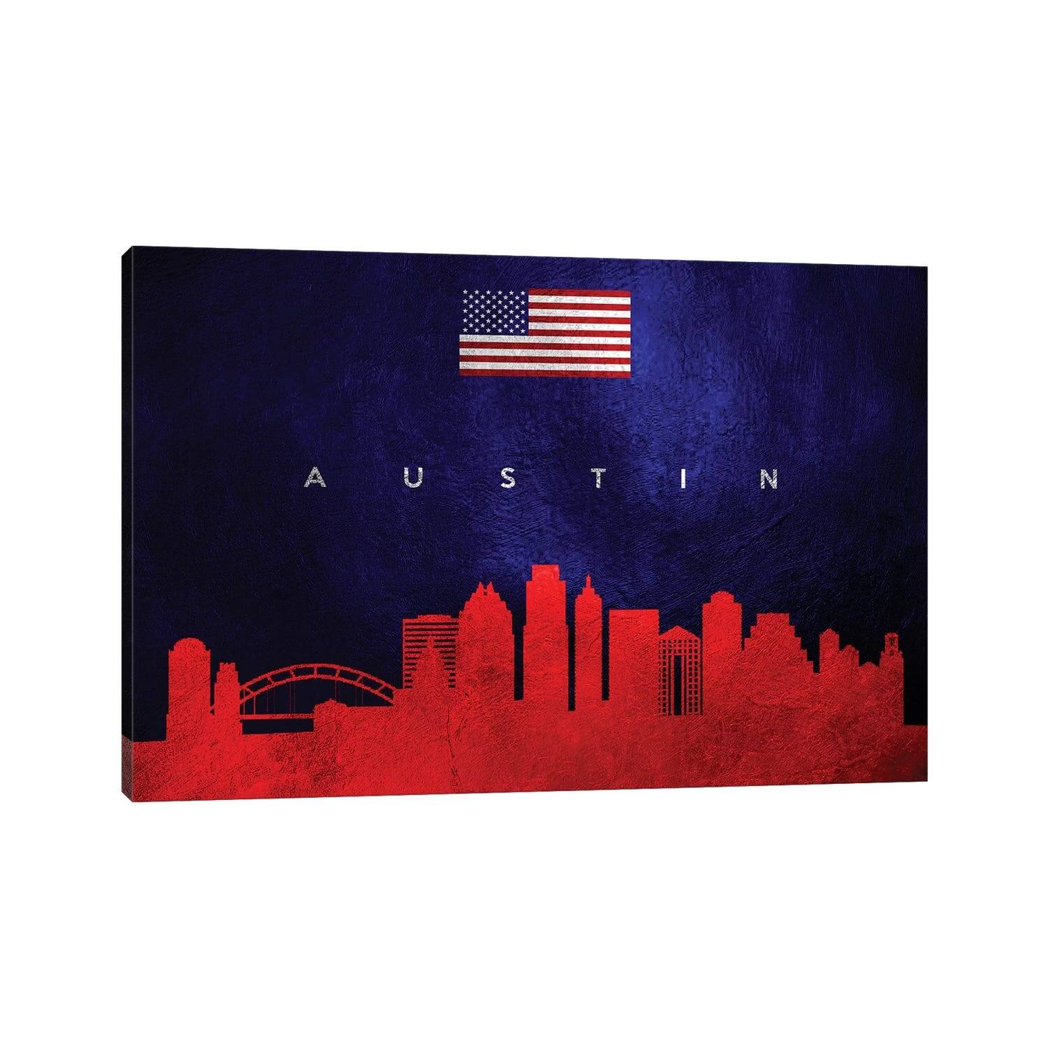 iCanvas "Austin Texas Skyline" by Adrian Baldovino Canvas Print Bed Bath & Beyond 34259416